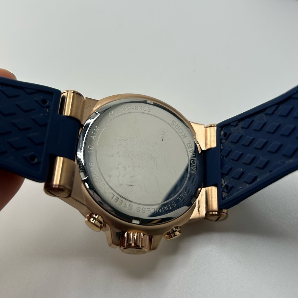 Michael Kors MK8295 Men's Watch Chronograph Dylan Blue Watch 054 - Picture 4 of 6
